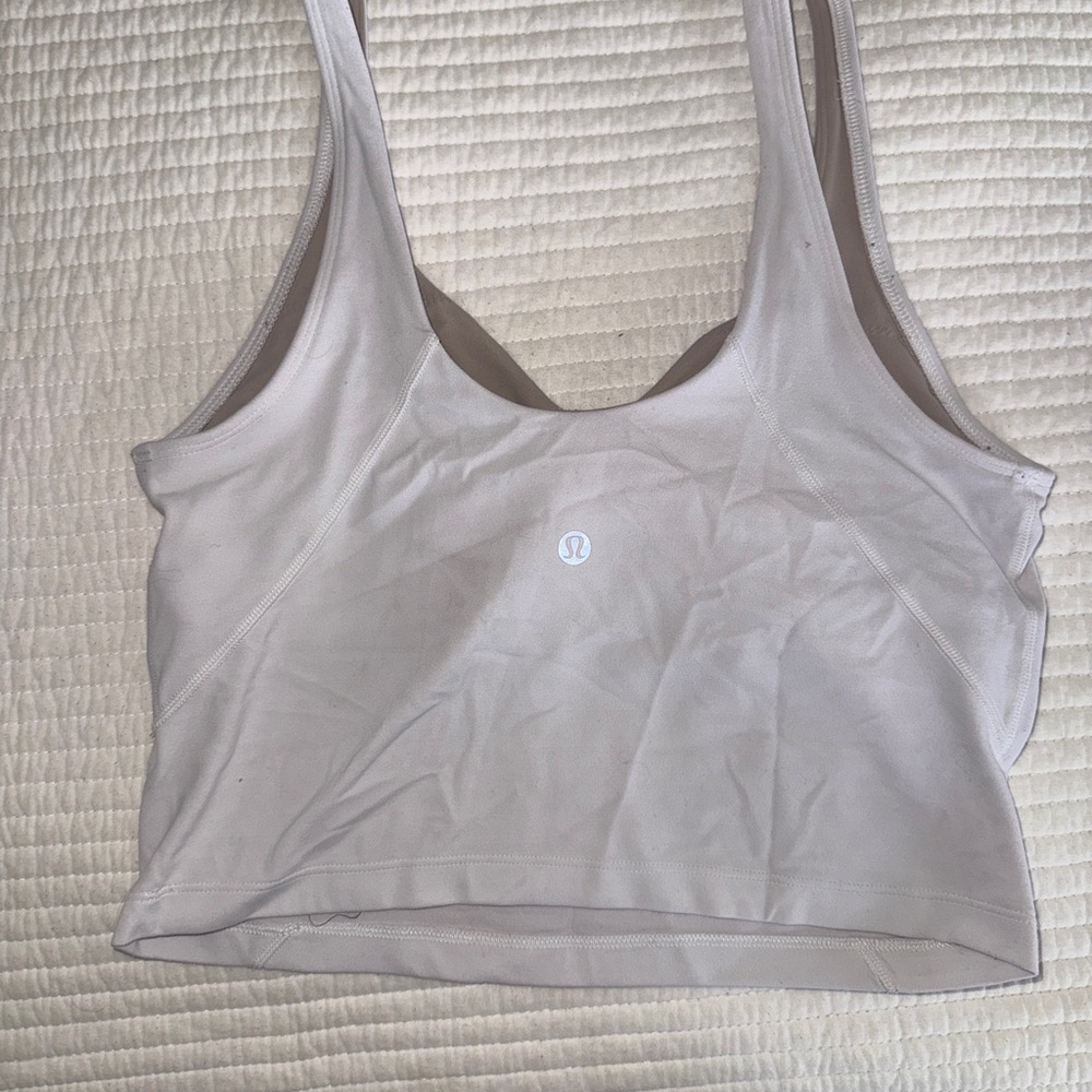 lululemon athletica white align tank